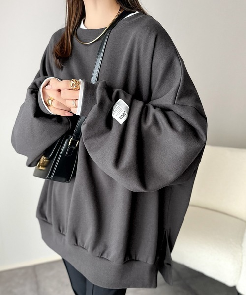 日本🇯🇵連線 JAVA 寬領泡泡袖休閒長袖T 寬鬆 運動衫 長袖 休閒 打底 套頭衫 6色(任買兩件711免運)/預購