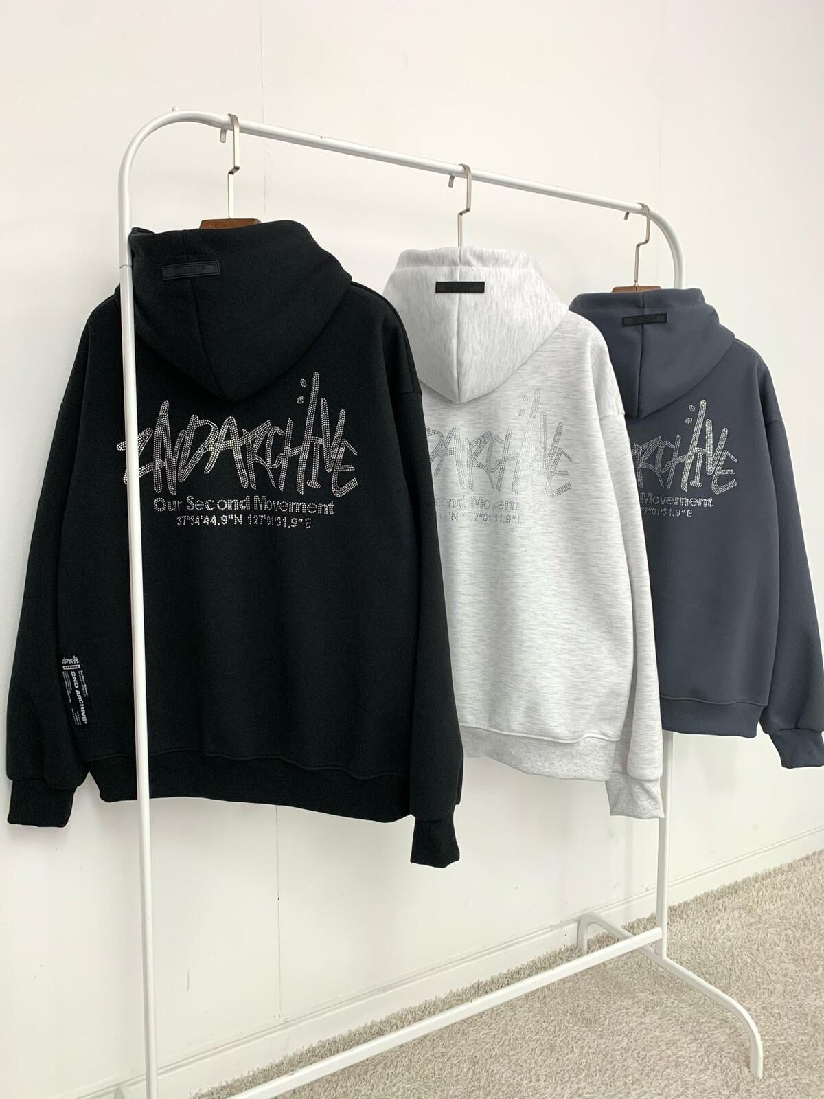 閃石英文字連帽衛衣 2nd-298T