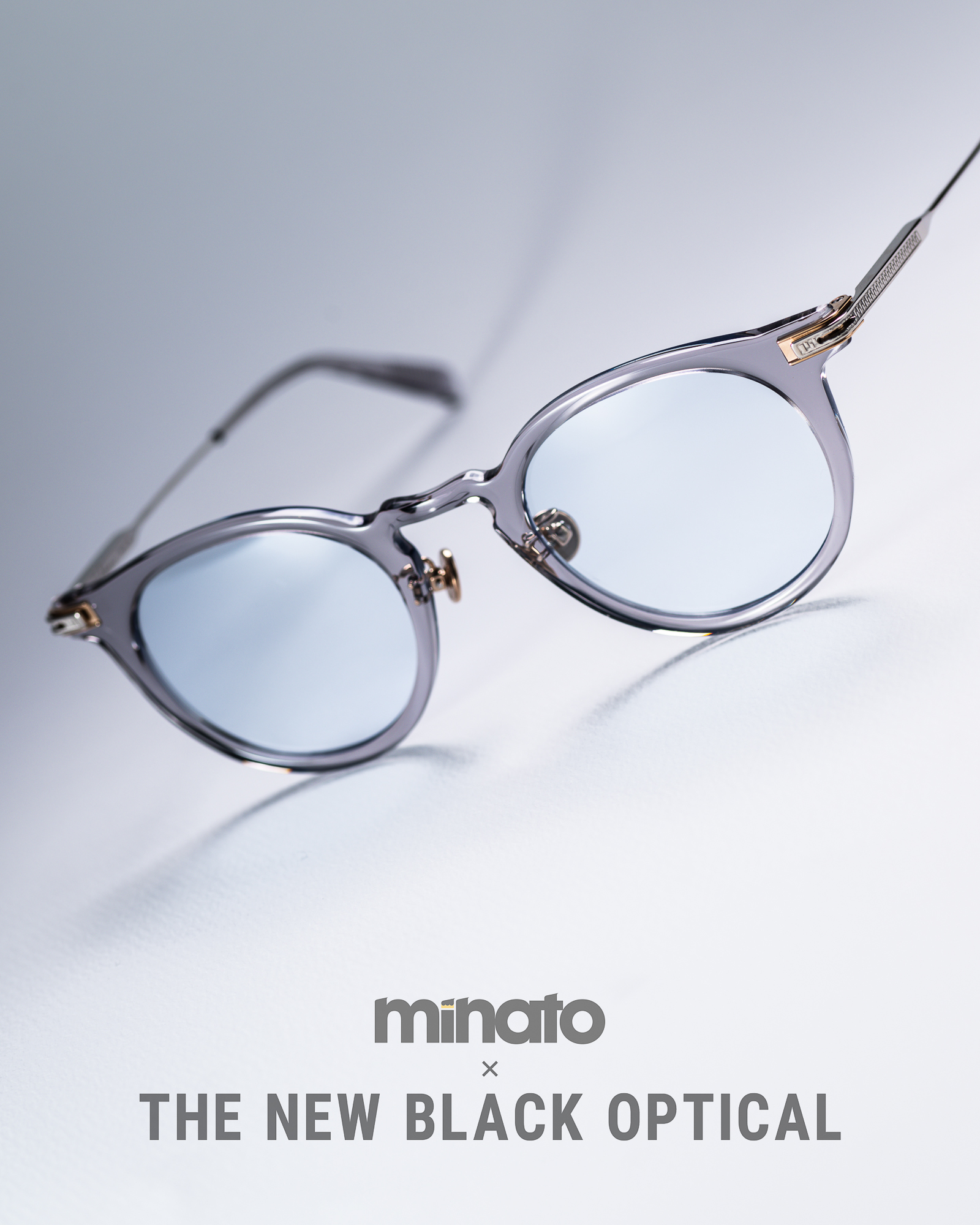 Filton X Minato X the new black optical A1 Clear grey 透灰色