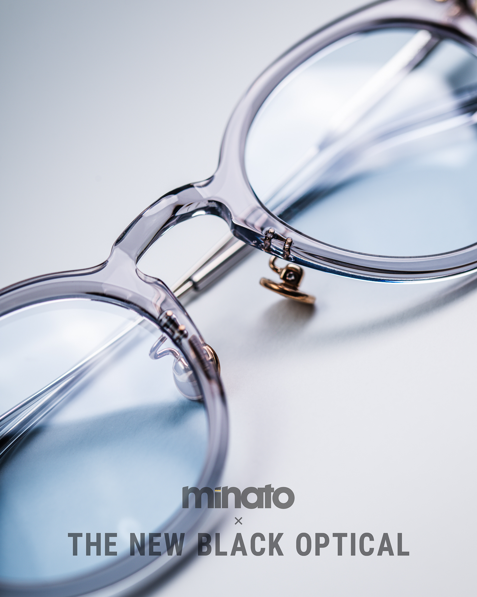 Filton X Minato X the new black optical A1 Clear grey 透灰色