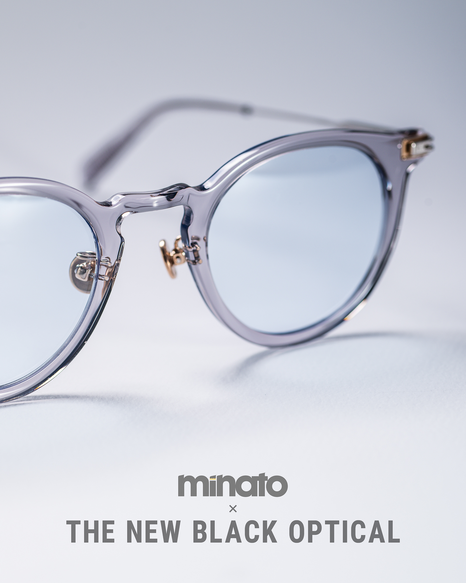 Filton X Minato X the new black optical A1 Clear grey 透灰色