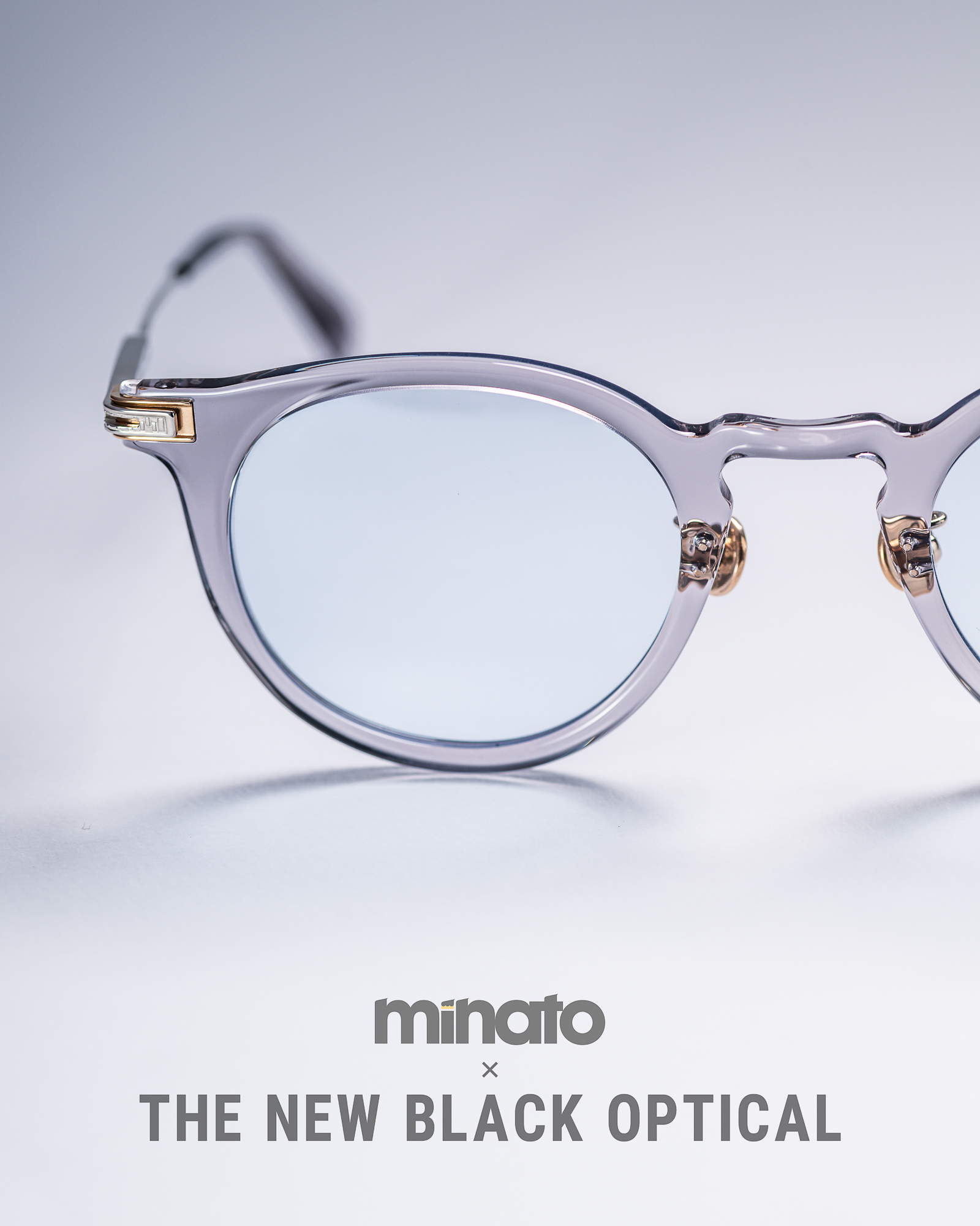 Filton X Minato X the new black optical A1 Clear grey 透灰色