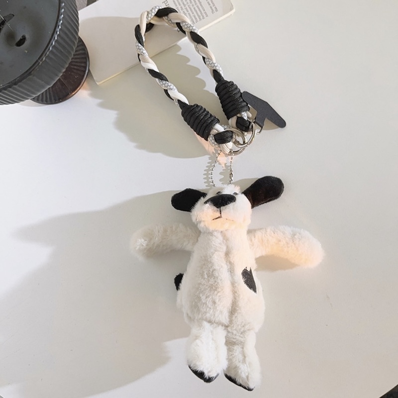 《10061》黑愛心狗狗款手機掛繩