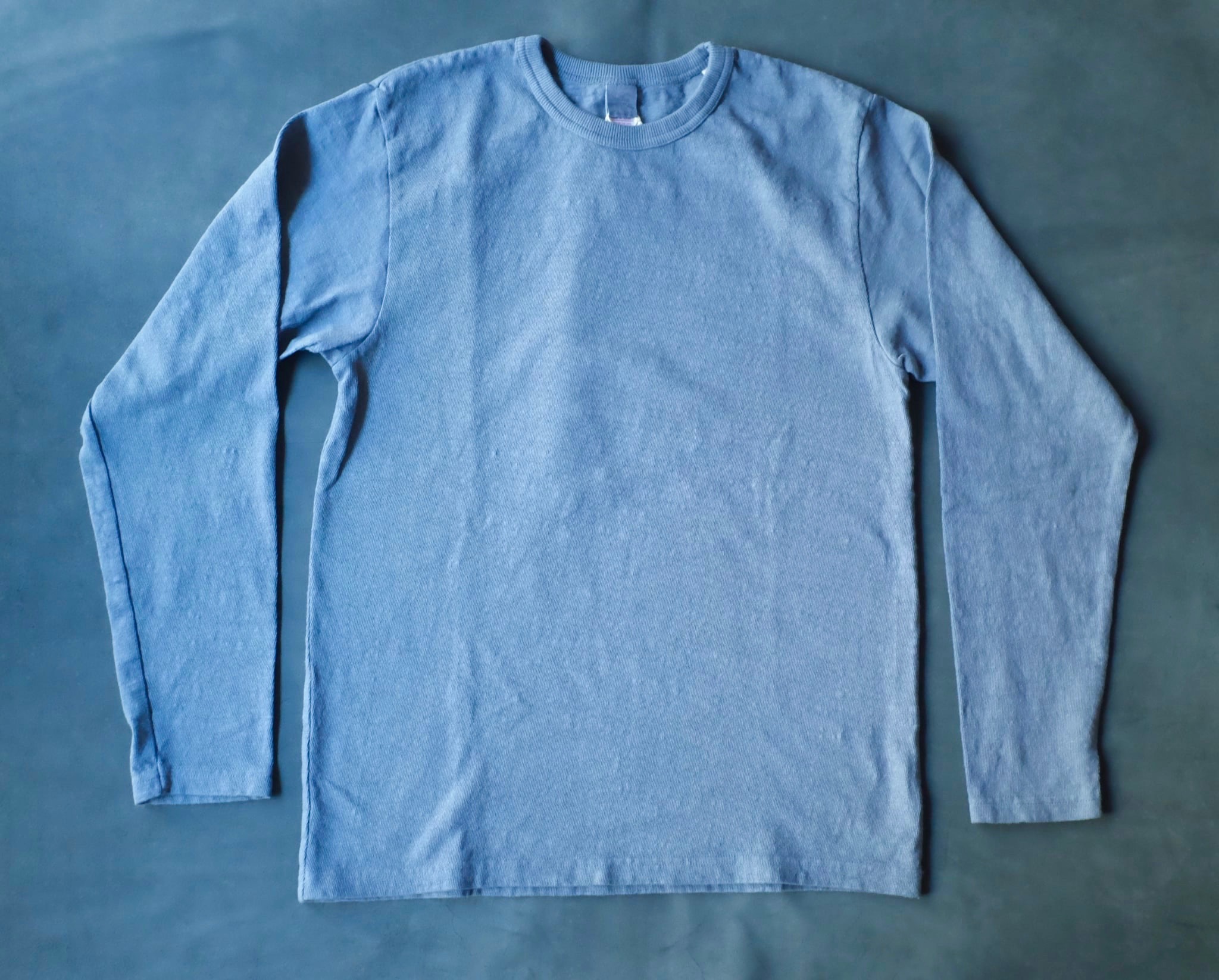 UES No.8 SLUB NEP LONG SLEEVE T-SHIRT /Gray