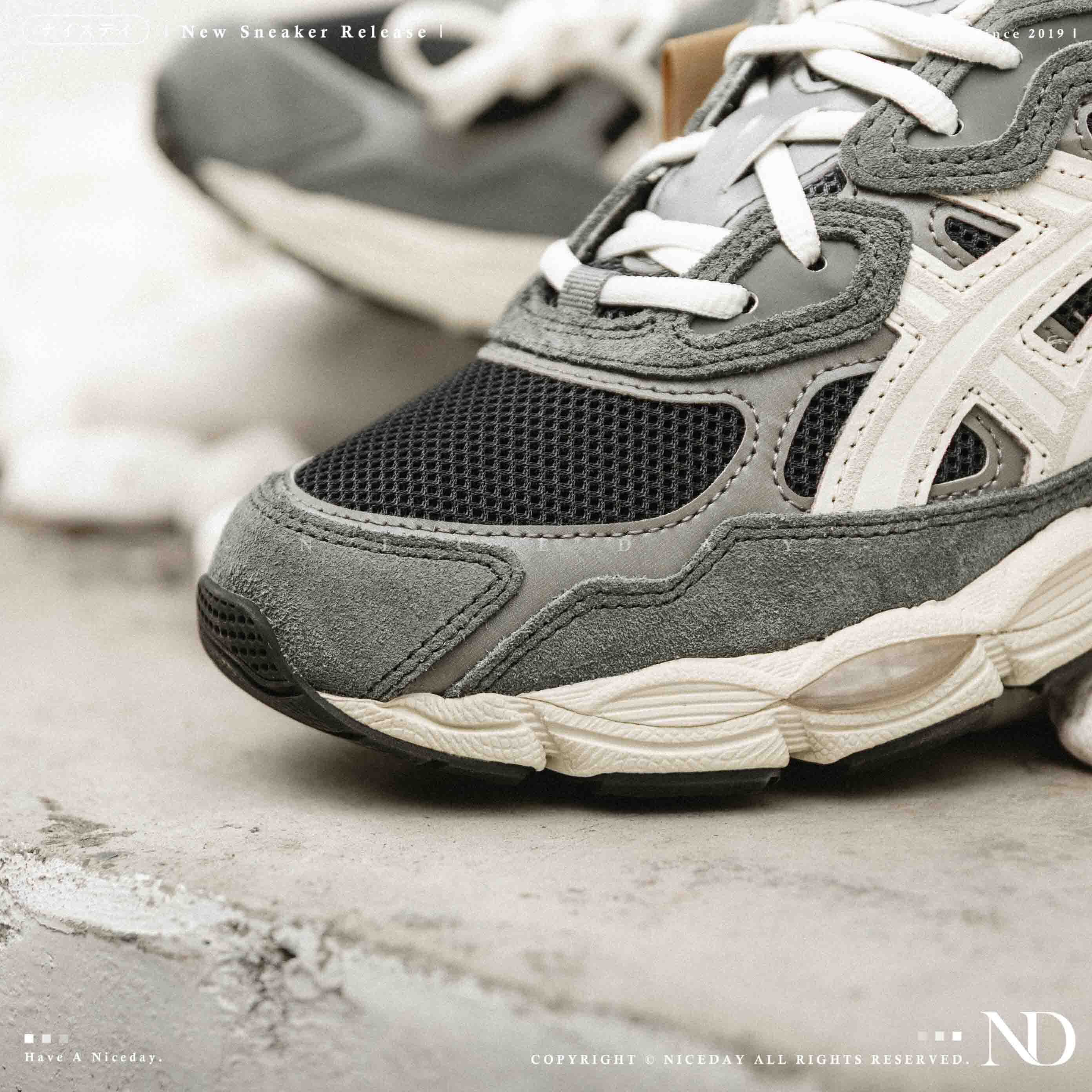 NICEDAY 代購 Asics Gel-NYC 石墨 灰 煙灰 奶油 復古 灰藍 1203A383-002