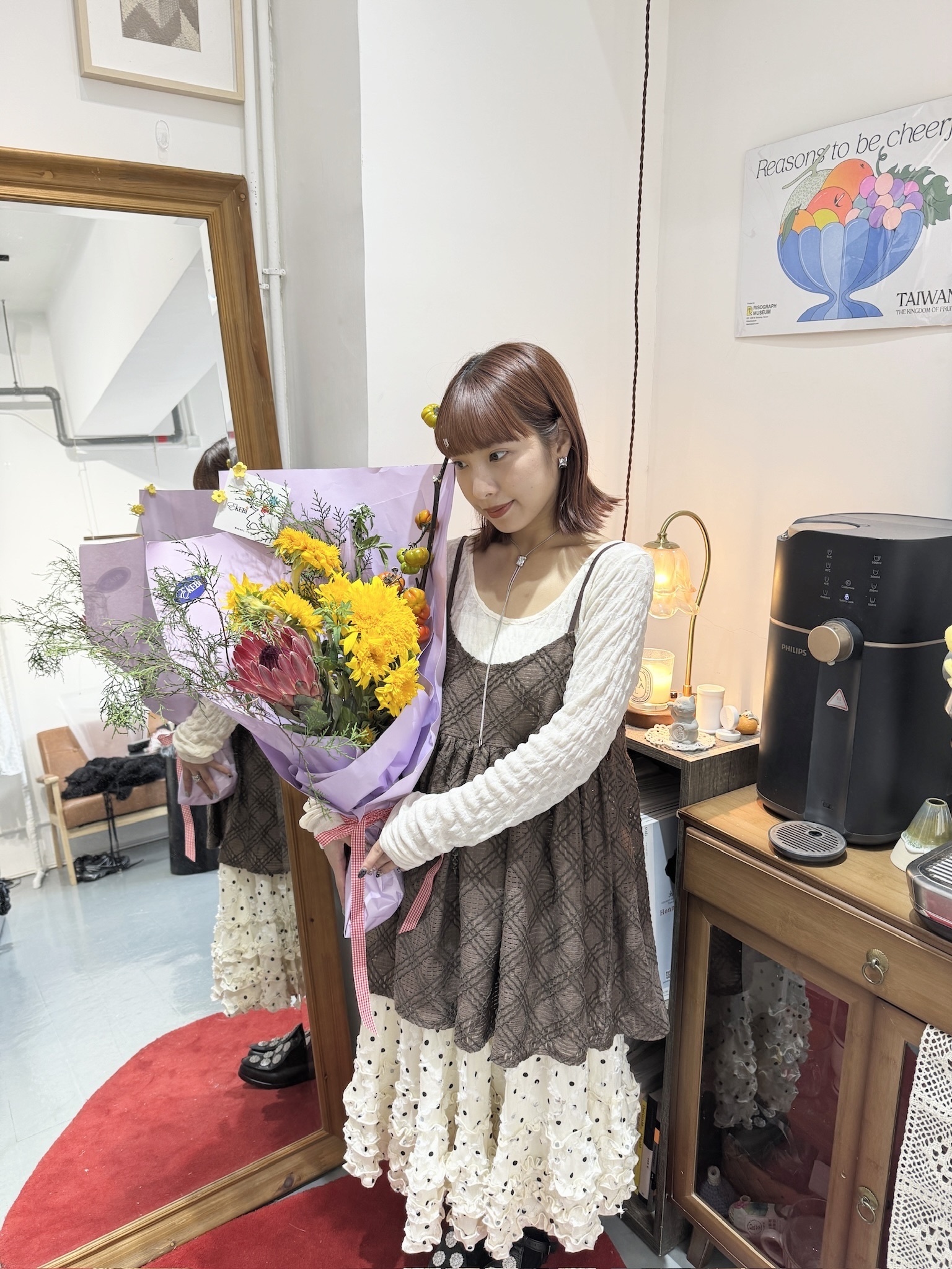 大圓領口Lace Top