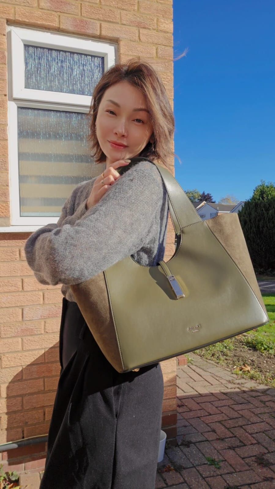 英國代購 (獨立訂單)-DUNE LONDON GREEN BAG