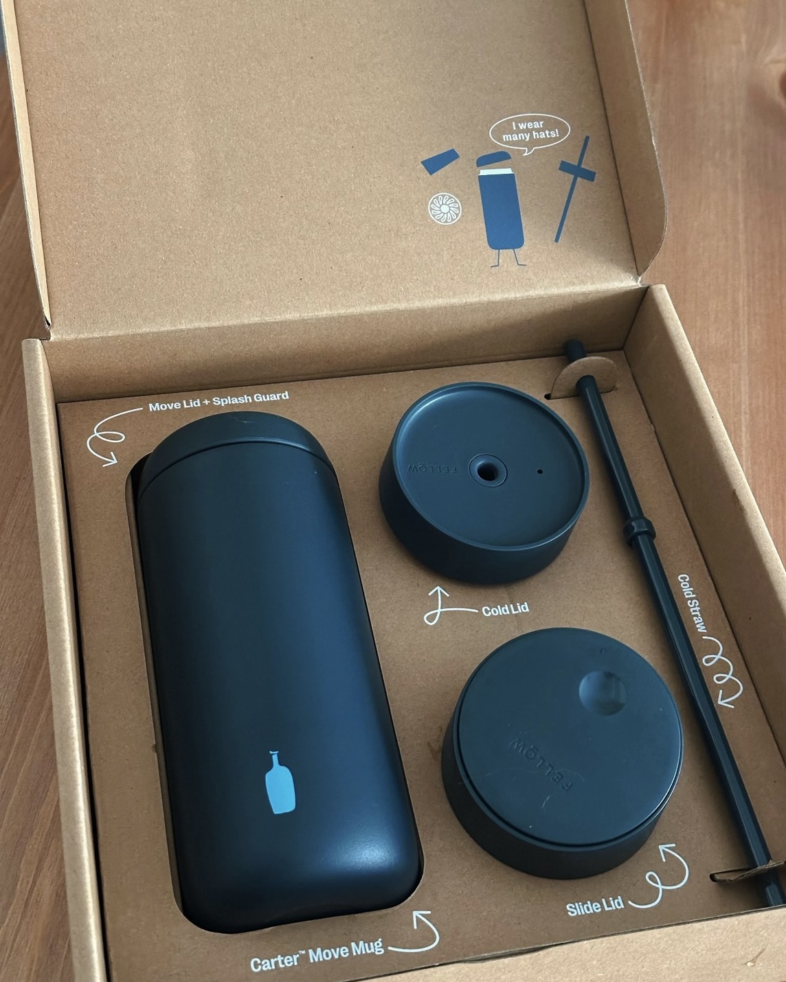 Blue Bottle 藍瓶咖啡 Fellow Carter 三合一 雙層陶瓷真空保溫瓶