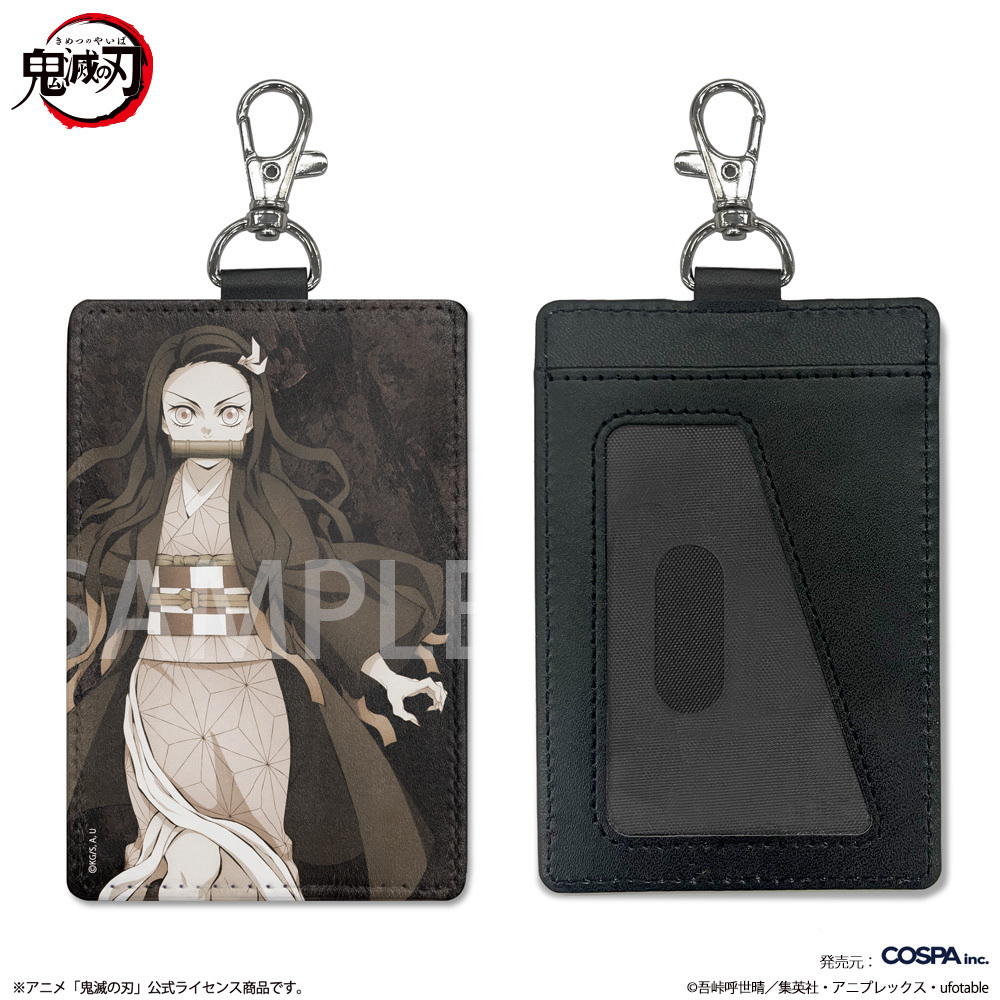 Cospa 1020 竈門禰豆子 パスケース（ナスカン付き） [アニメ「鬼滅の刃」]