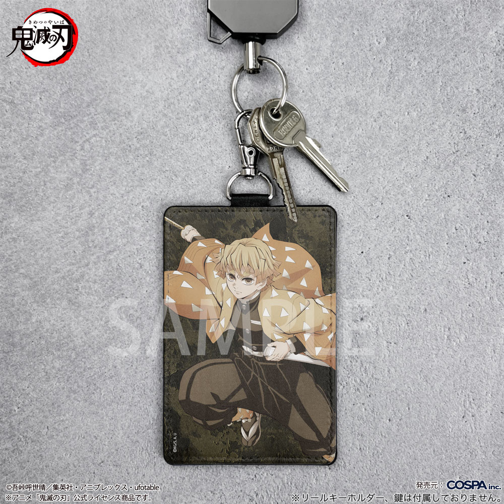 Cospa 1020 我妻善逸 パスケース（ナスカン付き） [アニメ「鬼滅の刃」]