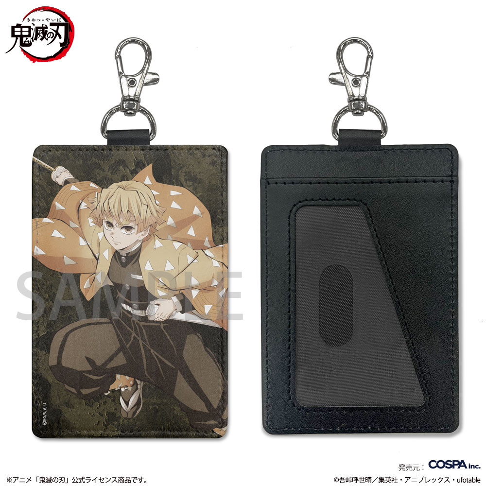 Cospa 1020 我妻善逸 パスケース（ナスカン付き） [アニメ「鬼滅の刃」]