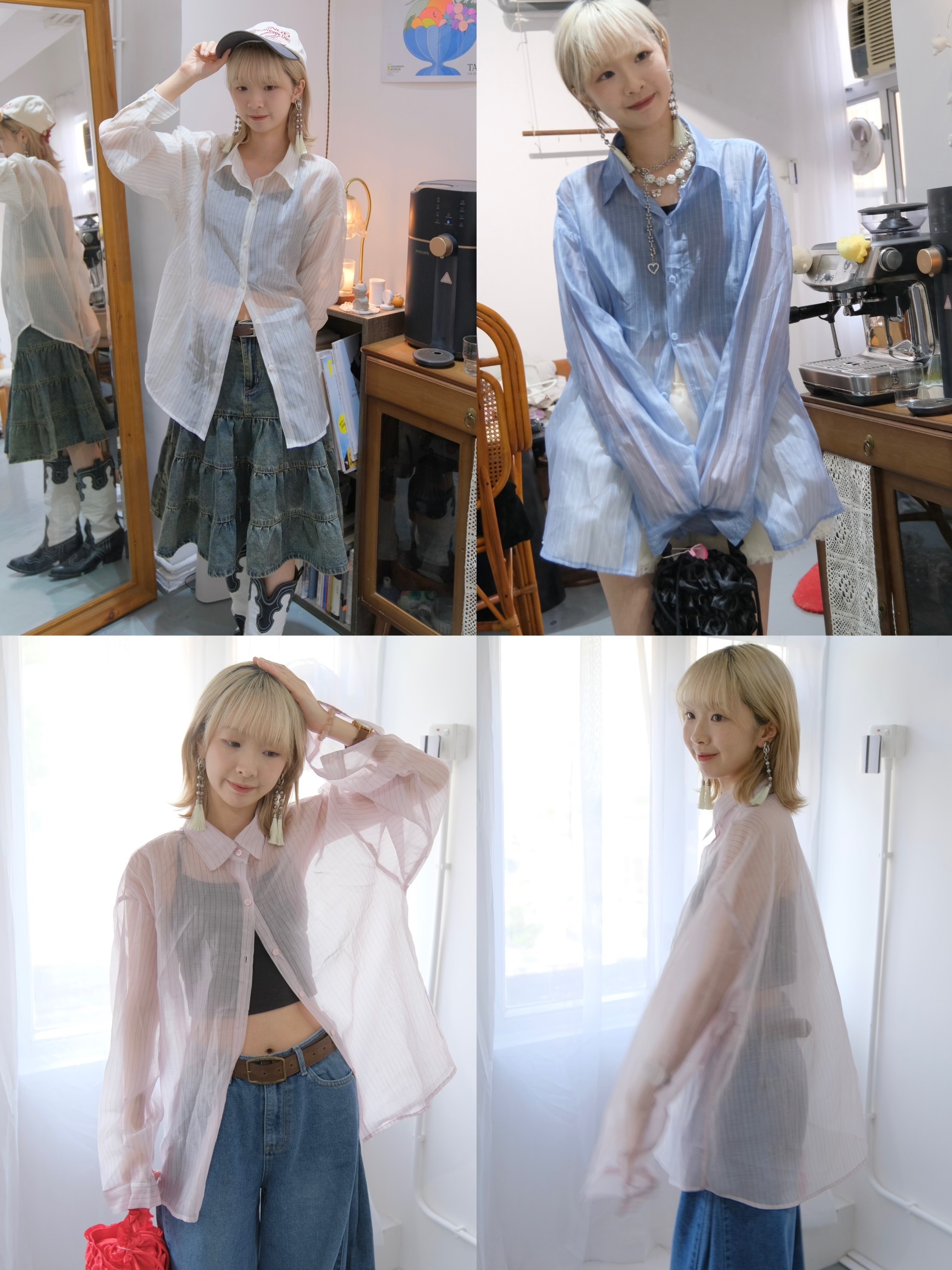 透明感直間紗恤