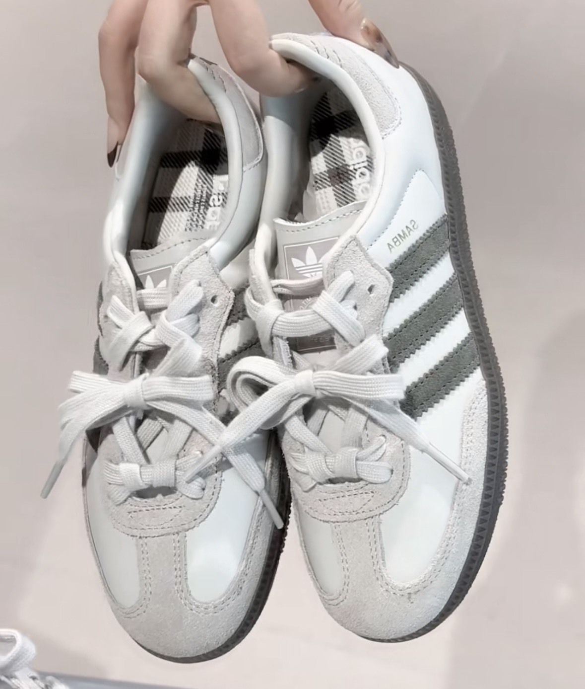 Adidas samba 抹茶拿鐵 JR0893鞋