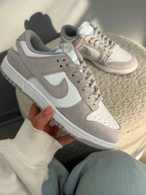 代購-Nike Dunk 麂皮岩石灰 男女同款 FQ8249-101