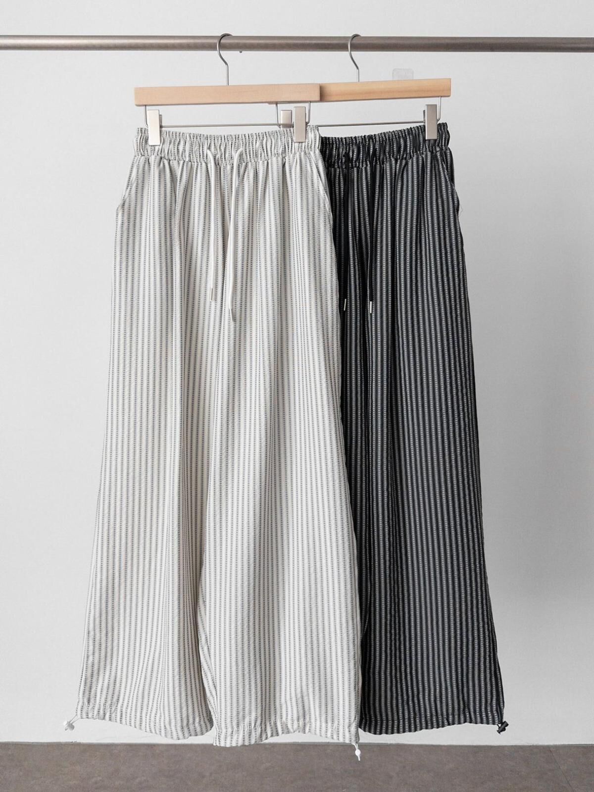 直紋可束腳鬆身褲 GUNNER-023P