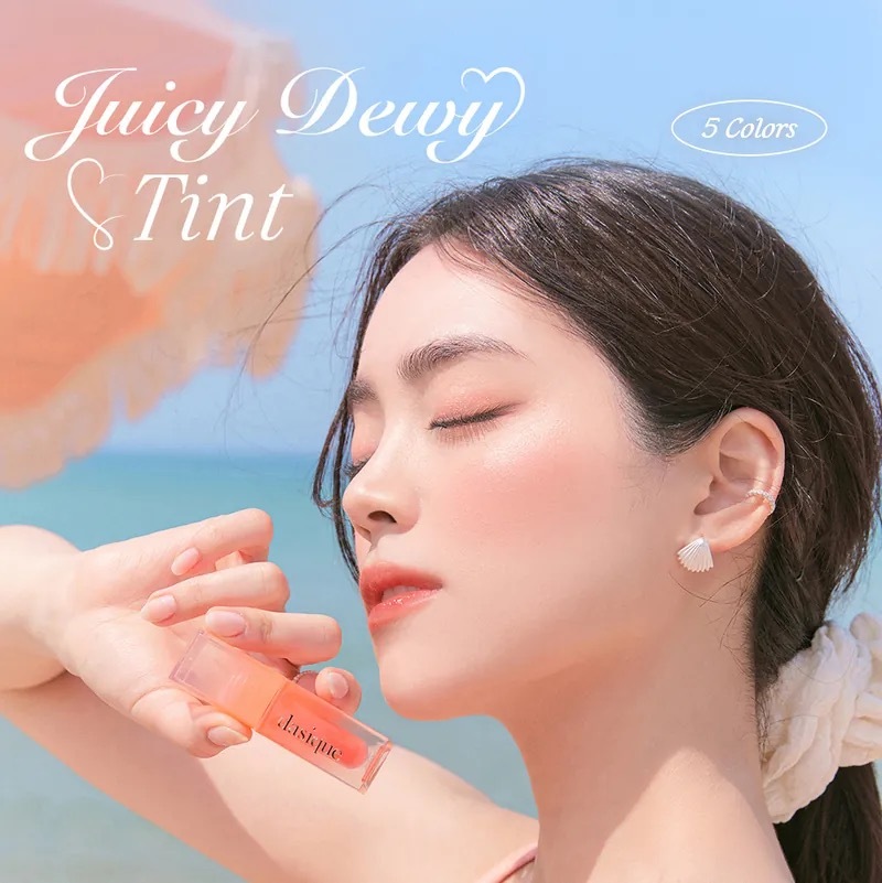 現 貨丨DASIQUE 果汁露水鏡面亮面唇釉 Juicy Dewy Tint 01-27