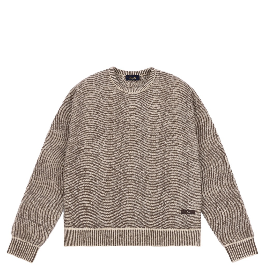 Dime Mohair Wave Knit