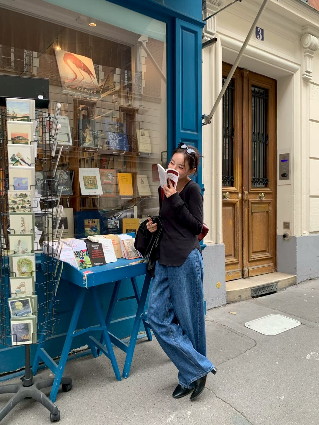 Parisse 簡約復古錐形寬褲 [ 1色 / S,M,L ]