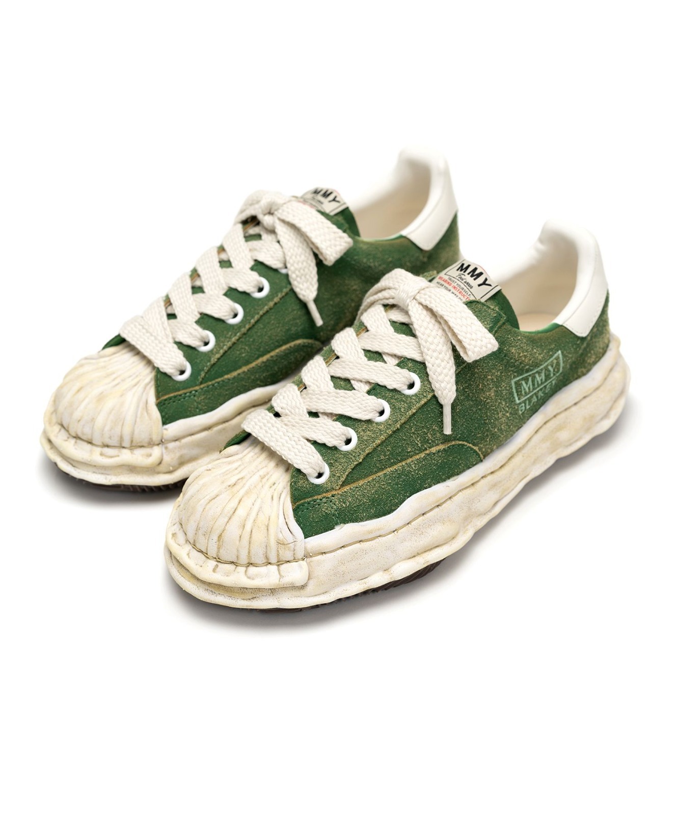 現貨| Mihara Yasuhiro BLAKEY OG Sole Vintage Suede Low Green A15FW728