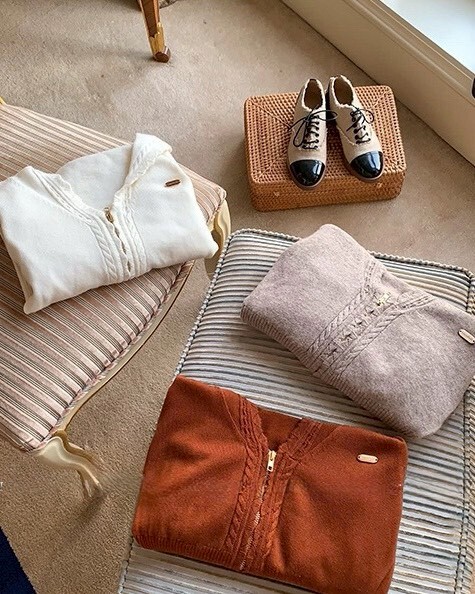 設計師家羊毛混織雙開拉鍊外套