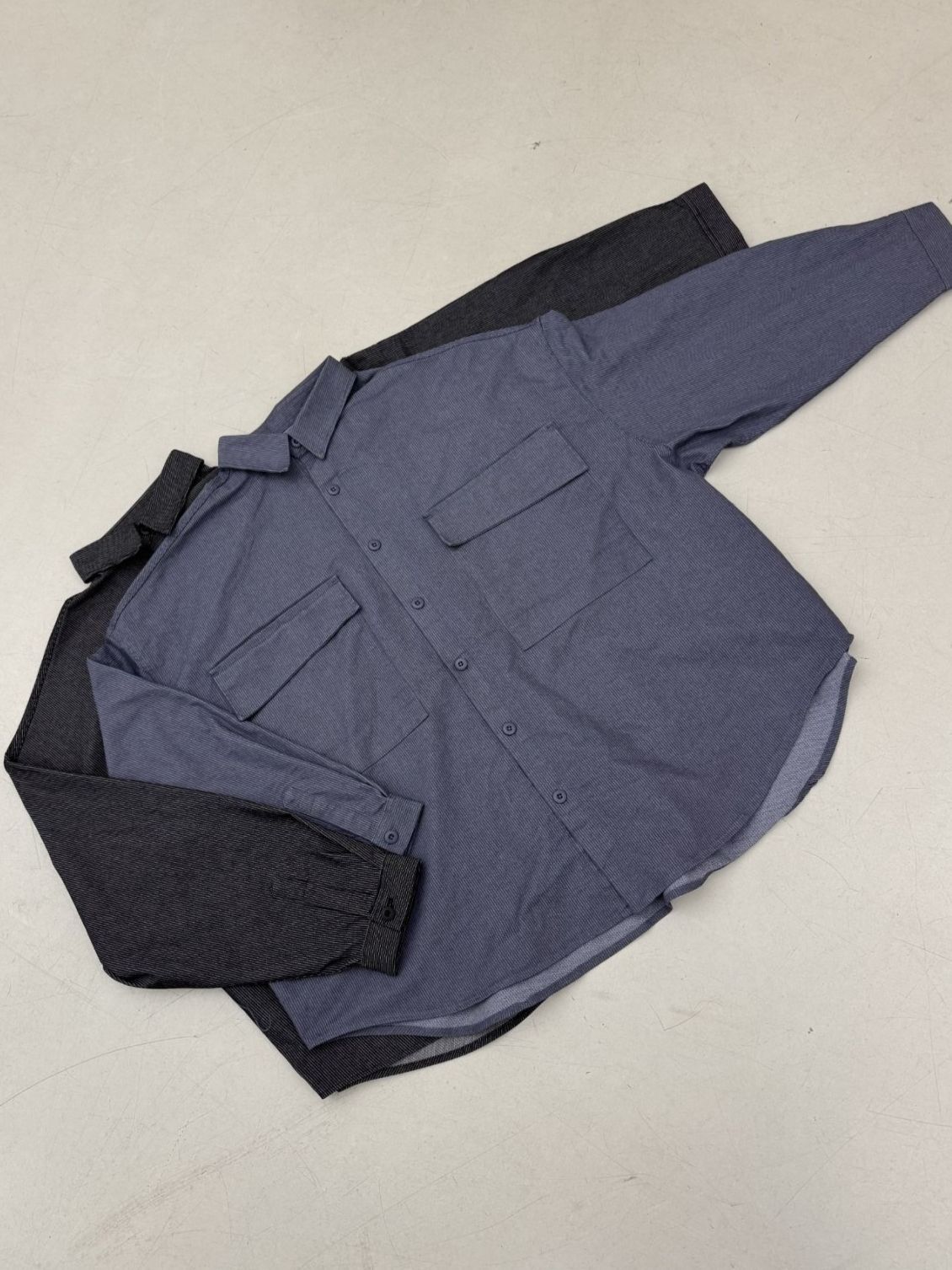 直紋長袖恤衫 FARMERS-100S