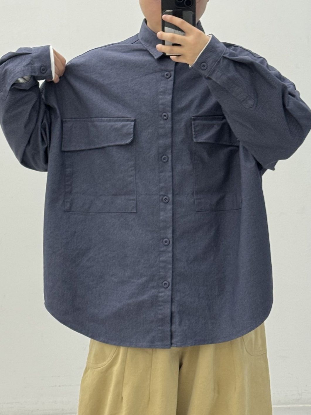 直紋長袖恤衫 FARMERS-100S