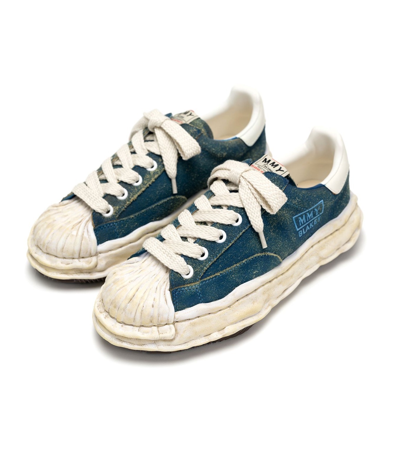 現貨| Mihara Yasuhiro BLAKEY OG Sole Vintage Suede Low Blue A15FW728
