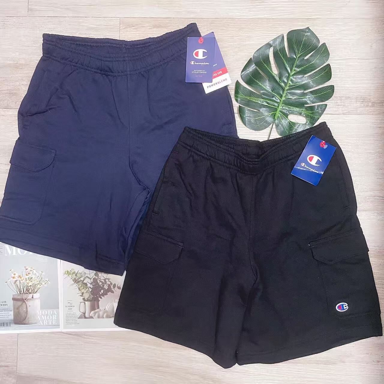 CHAMPION 8-INCH POWERBLEND CARGO SHORTS