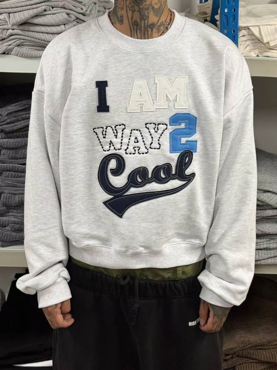 英文字Boxy衛衣 SCOPE-118T