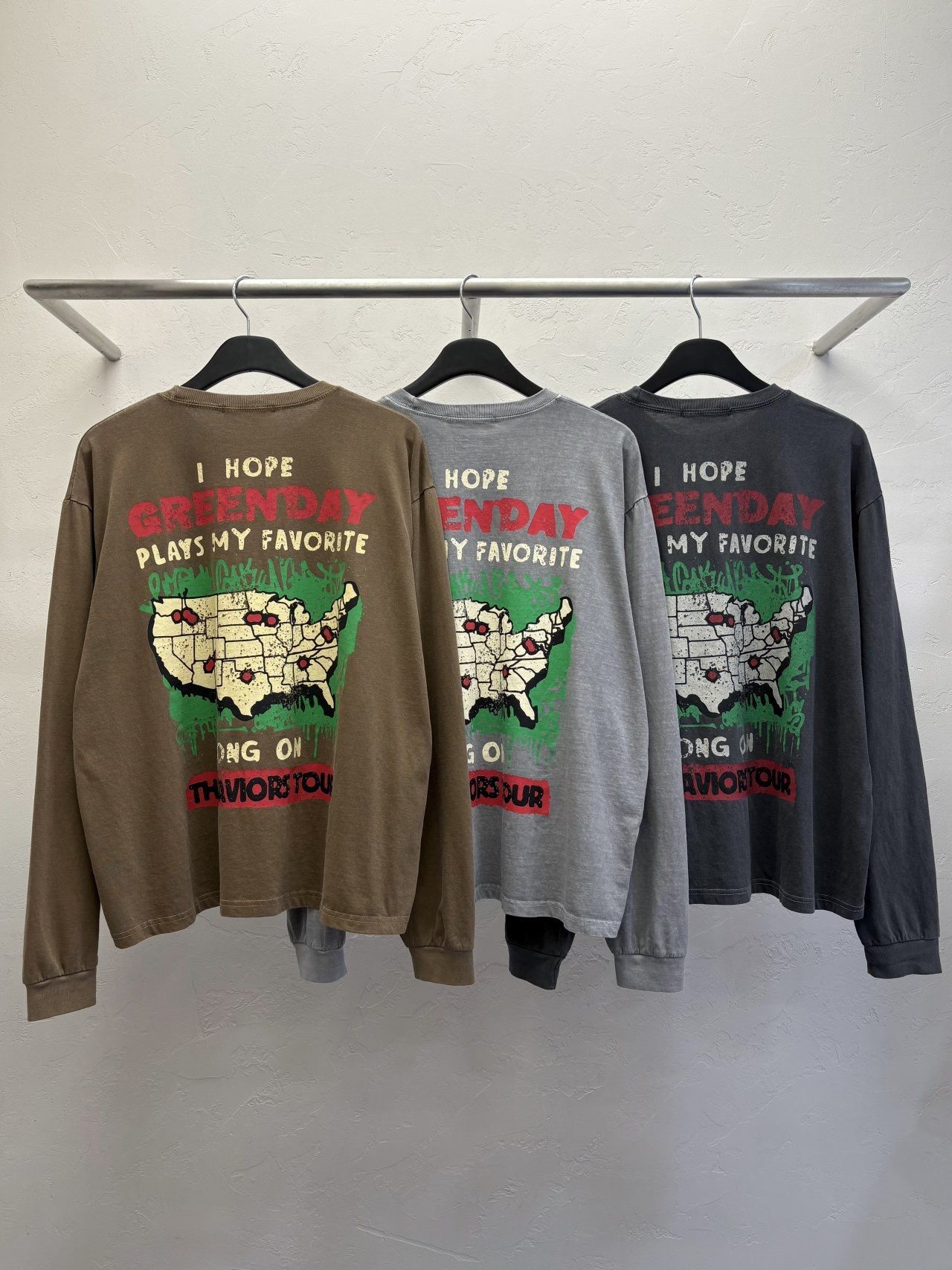 英文字圖案Boxy長袖衫 SCOPE-124T