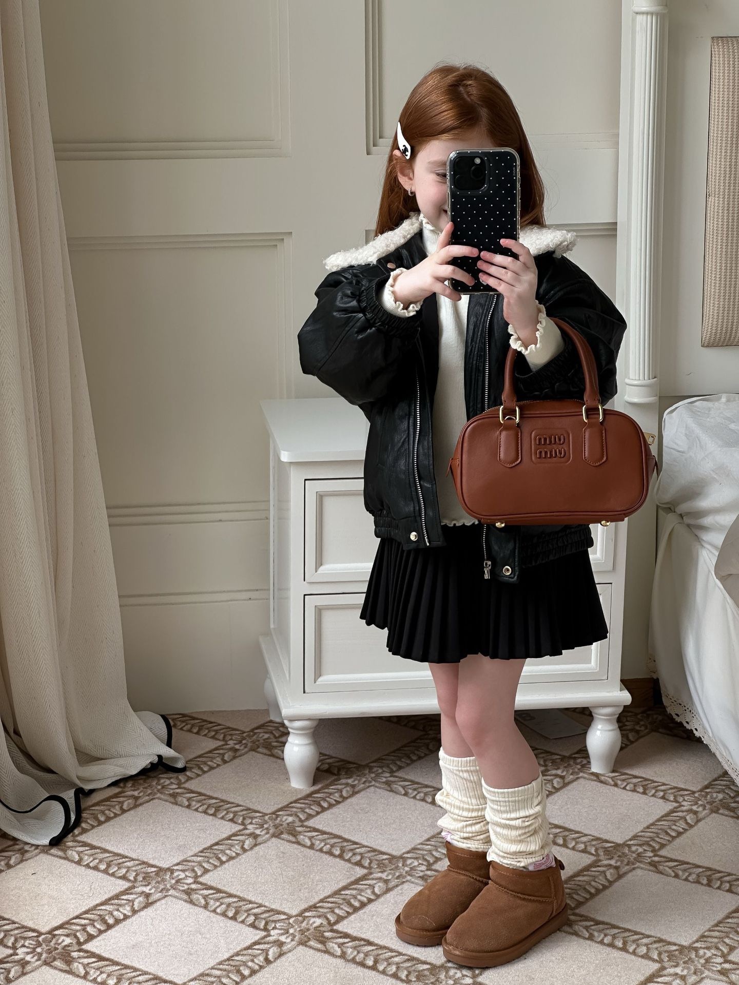 加厚防風保暖皮外套