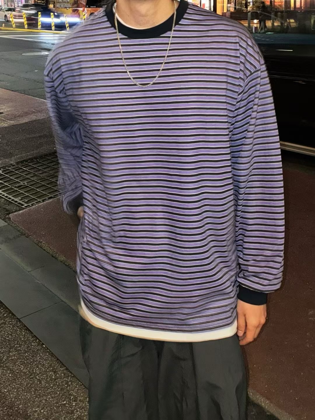 橫間長袖衫 TAC-0291T