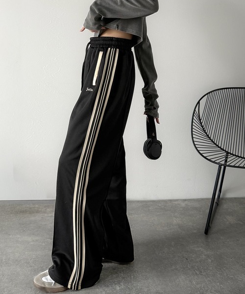 日本🇯🇵連線 JAVA 側刺繡Logo運動褲 腰部鬆緊 男女可穿 運動褲 長褲 落地褲 休閒 3色(任買兩件711免運)/預購