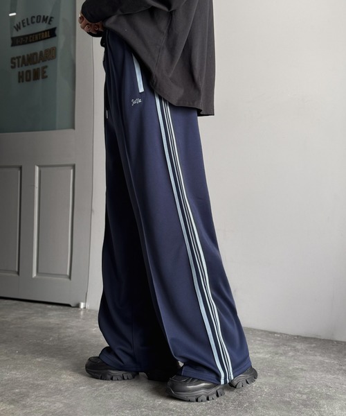 日本🇯🇵連線 JAVA 側刺繡Logo運動褲 腰部鬆緊 男女可穿 運動褲 長褲 落地褲 休閒 3色(任買兩件711免運)/預購