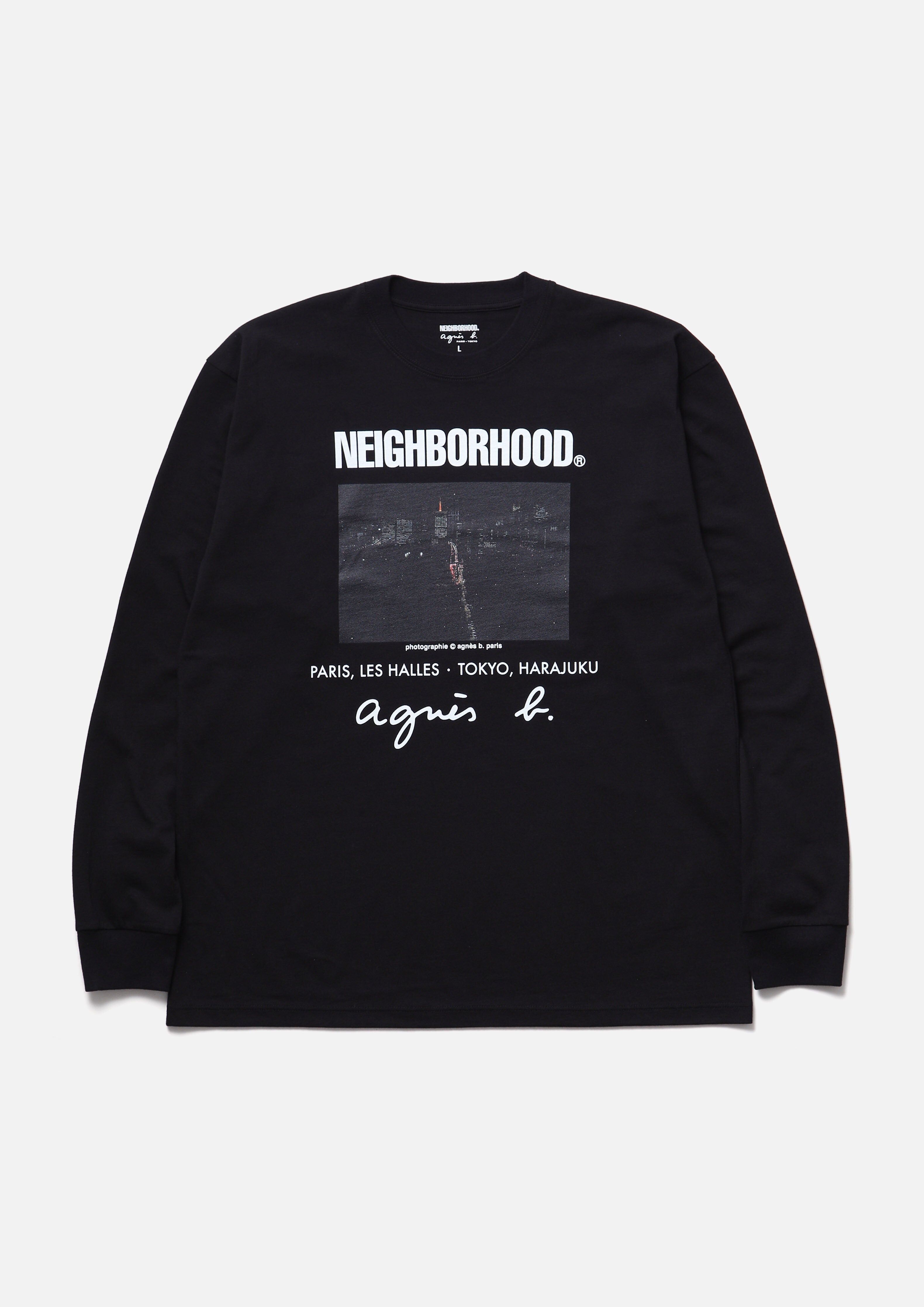 2025AW NEIGHBORHOOD NBHD NH X AGNES B. . CREWNECK LS-2 聯名 長T 現貨 2527270N-CSM06S