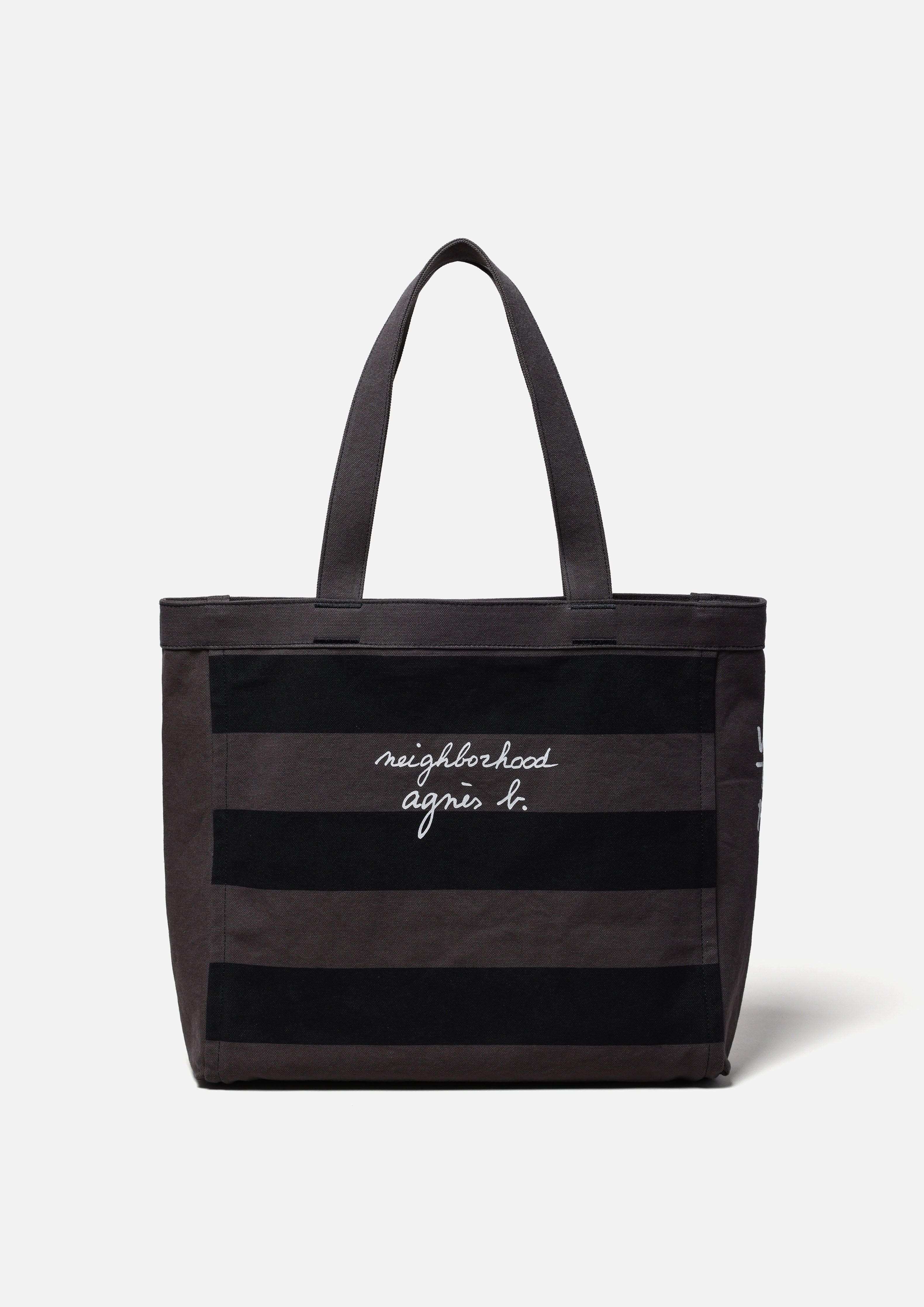 『代購商品』2025AW NEIGHBORHOOD NBHD NH X AGNES B. . BORDER TOTE BAG 聯名 托特包 252TQODN-CG01