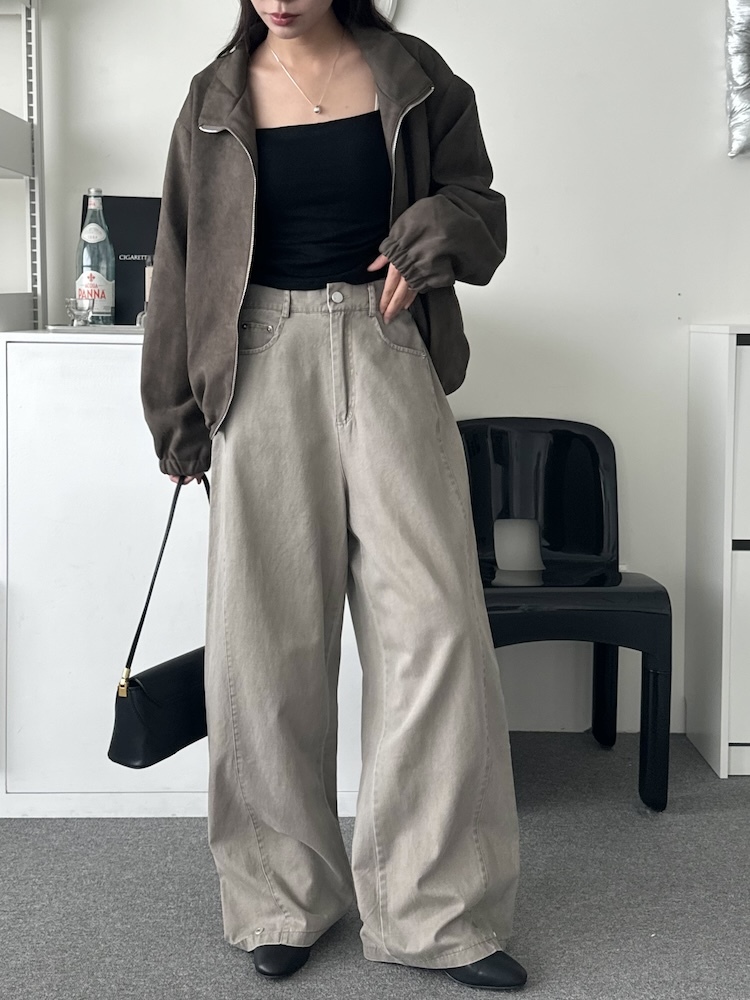 門市熱賣梨形救星水洗褲