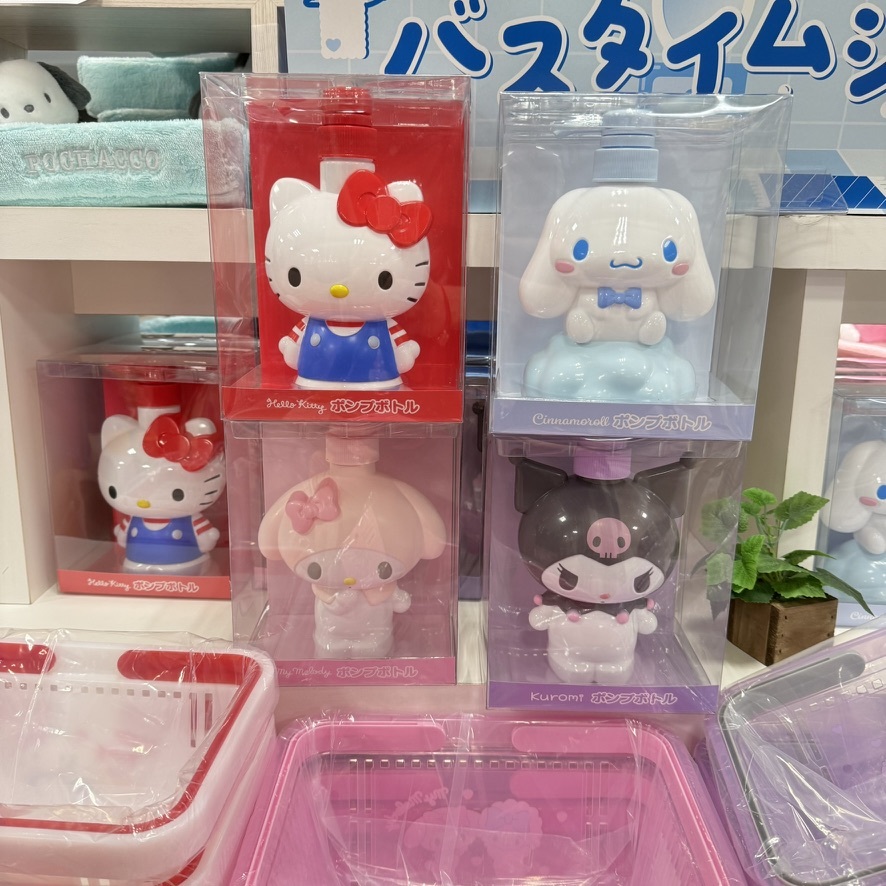 預購┃三麗鷗 KITTY 美樂蒂 大耳狗 酷洛米 分裝 壓頭瓶 補充瓶