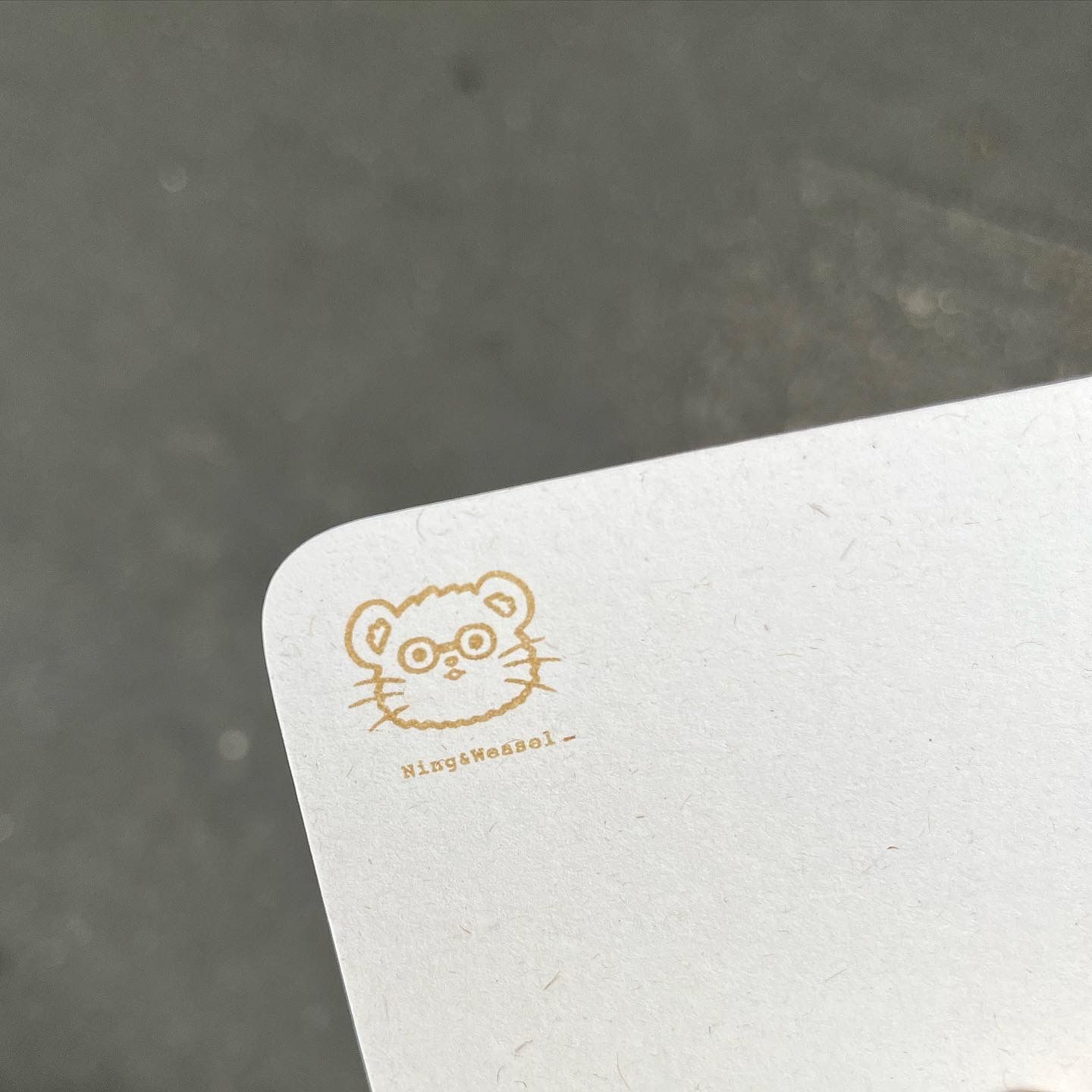 黃鼠狼 街道物件 造型卡片｜羅寗 Lo Ning