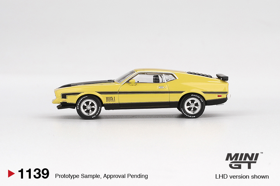 【預訂】Mini GT 1139 Ford Mustang Mach1 Grabber Yellow