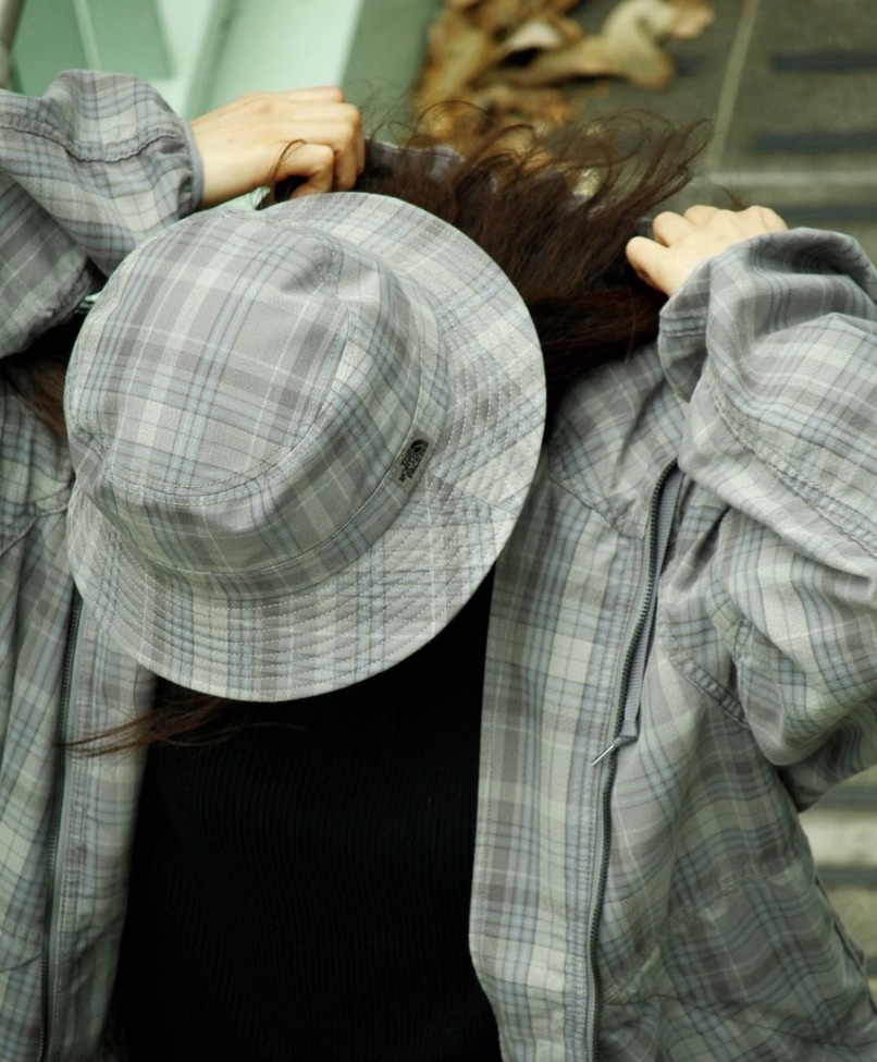 現貨┃日本 紫標 THE NORTH FACE PURPLE LABEL MADRAS FIELD HAT 格紋漁夫帽