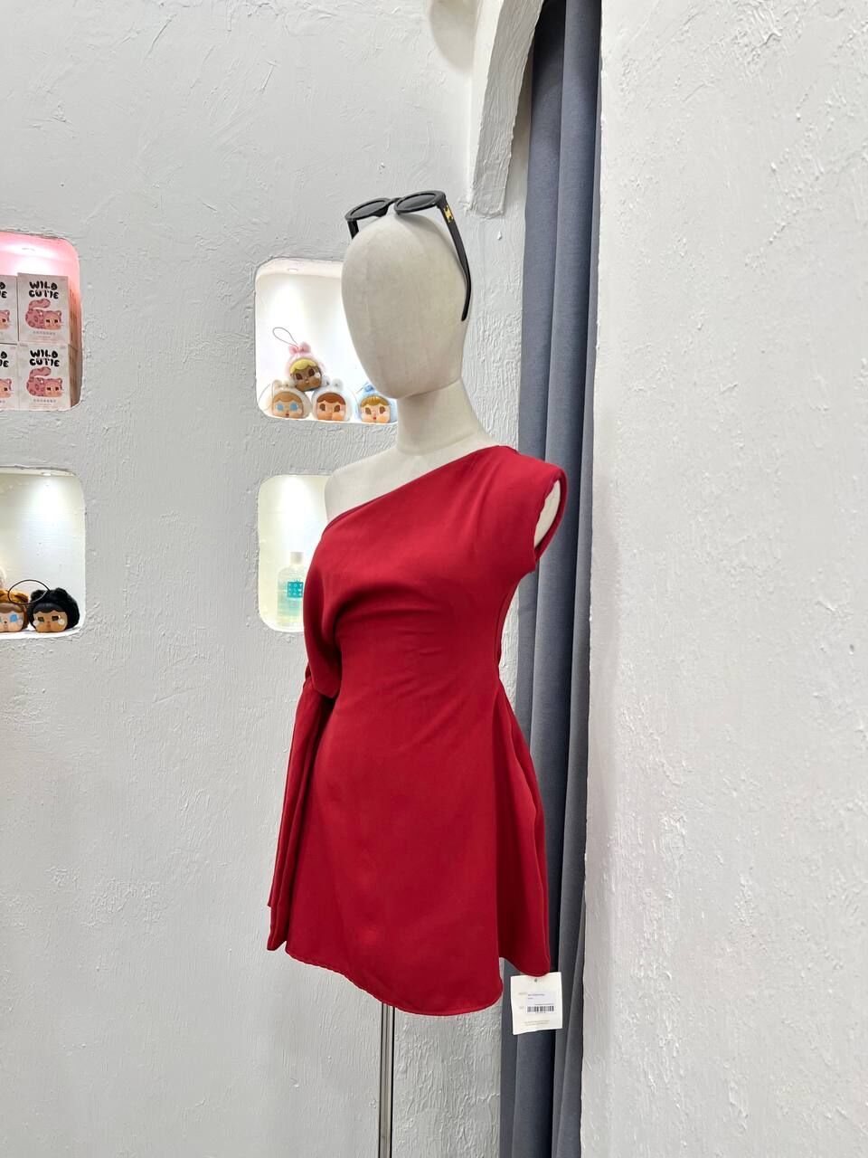Red Oblique Dress