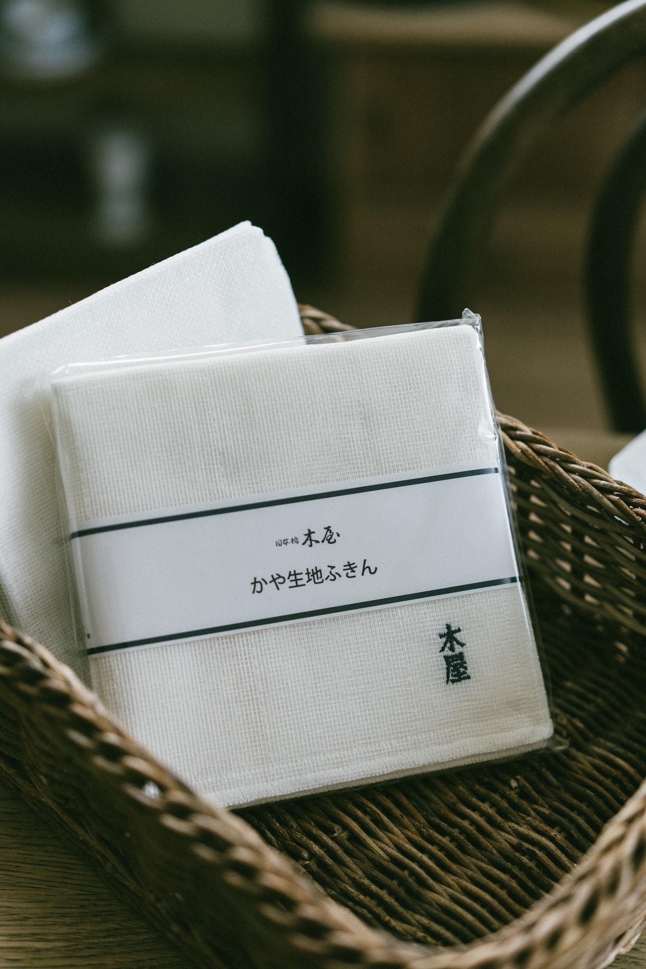 日本橋木屋蚊帳布刺繡家事抹布（2件組）