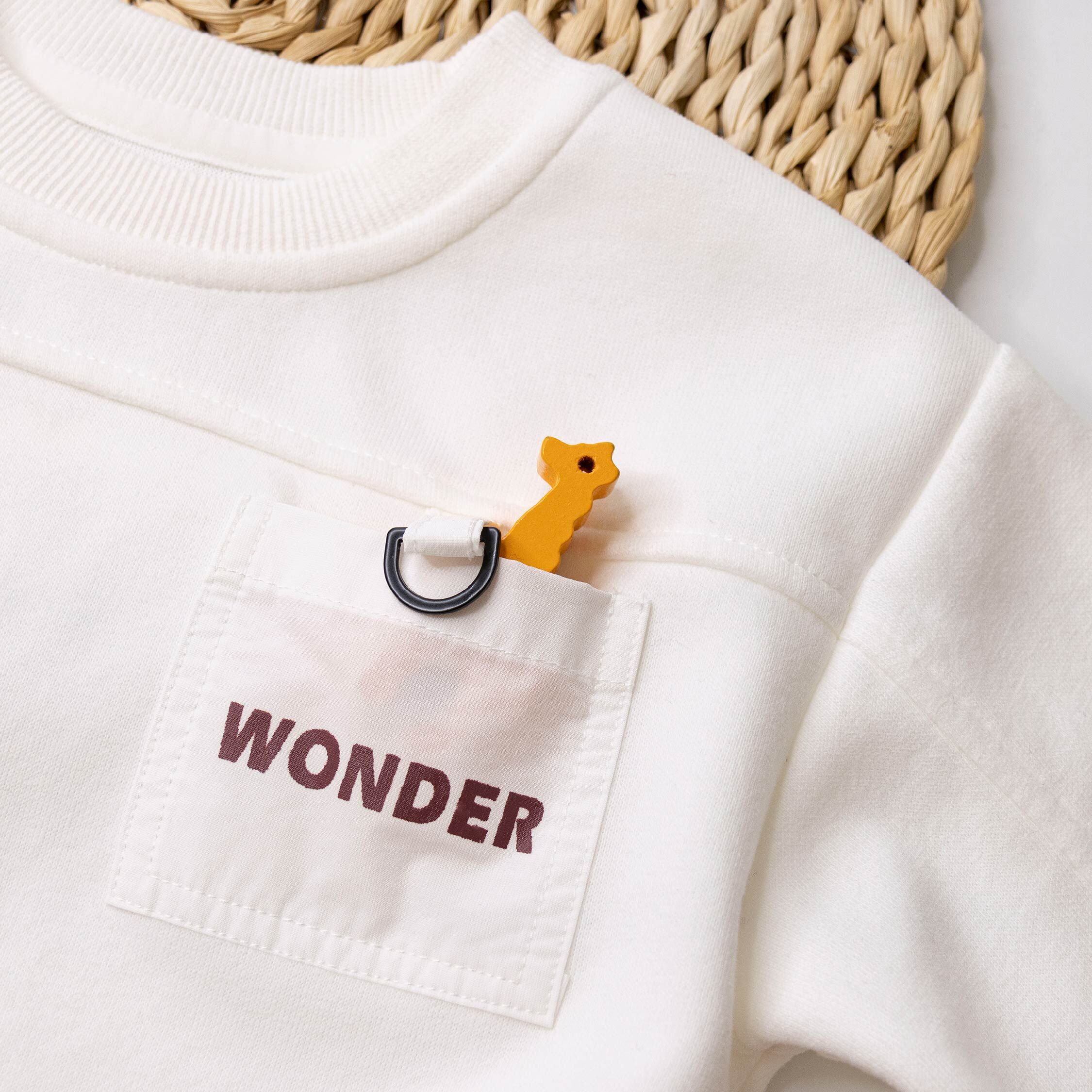 【H55153】潮流字母小標設計上衣