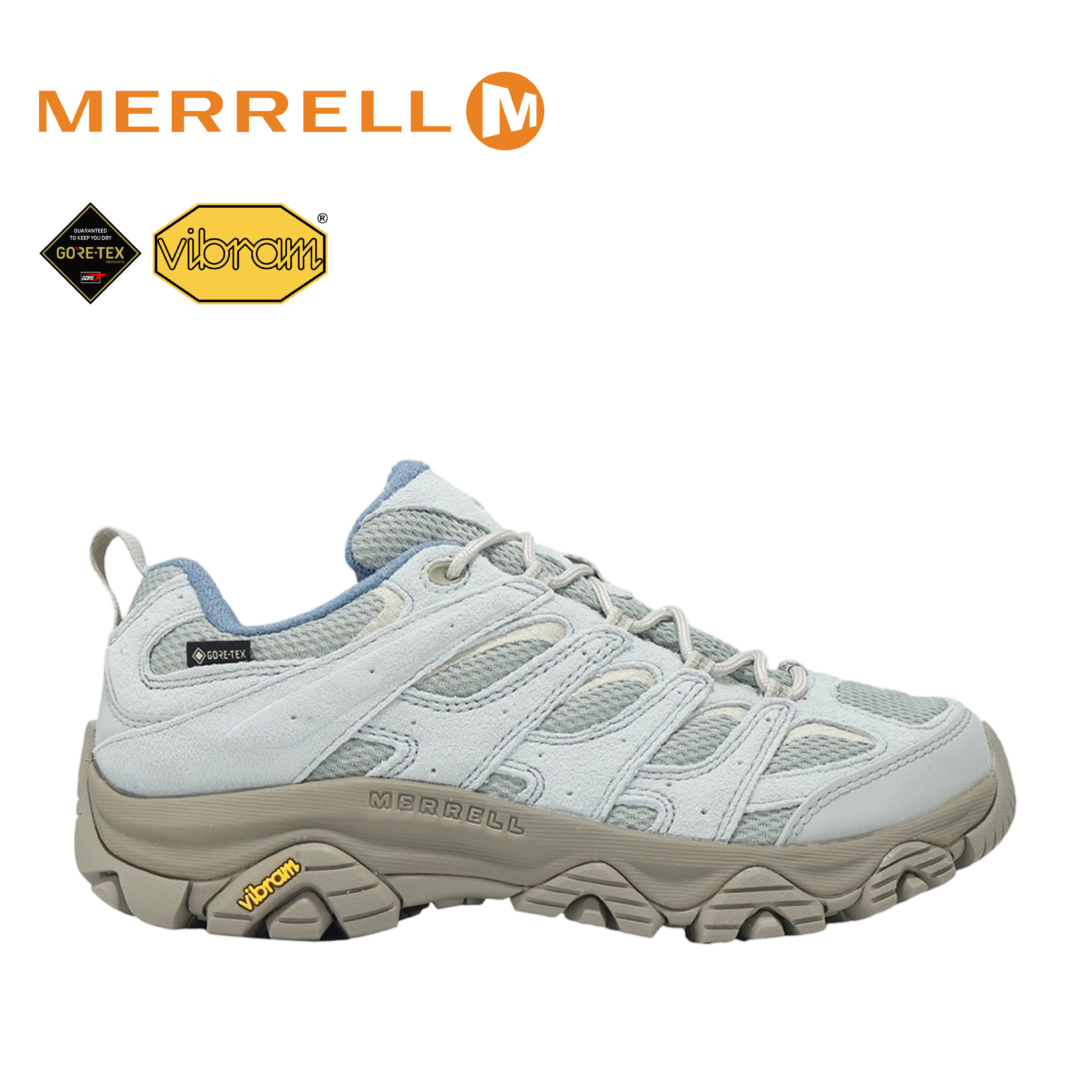 MERRELL 美國 MOAB 3 GTX 男款 (水洗藍色) 33ML066067