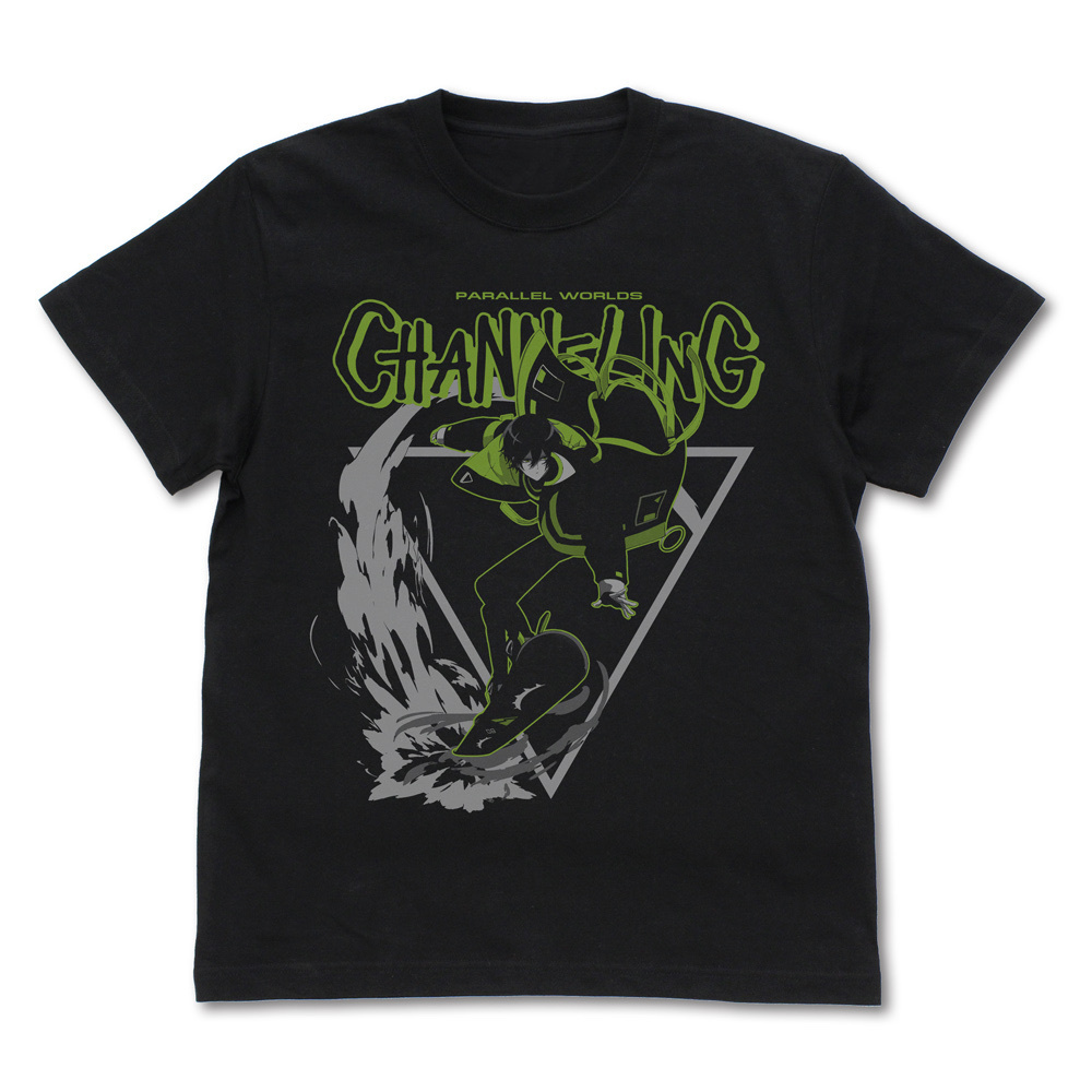 Cospa 1020 零夜 Tシャツ [#コンパス2.0 戦闘摂理解析システム] BLACK