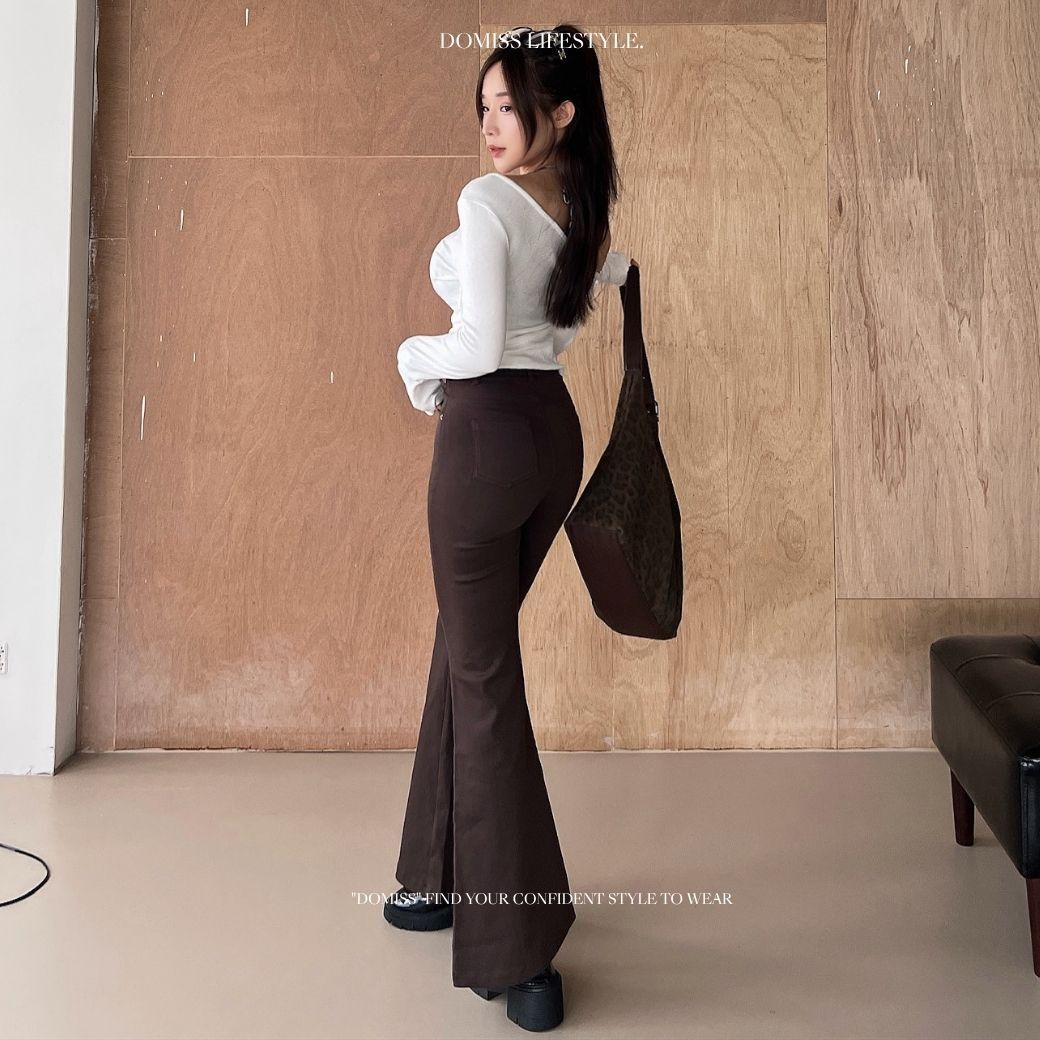 【美式辣妹套組】DOMISS斜肩修身上衣+豹紋掛脖背心 兩件套Y2K 運動風 內搭外穿組