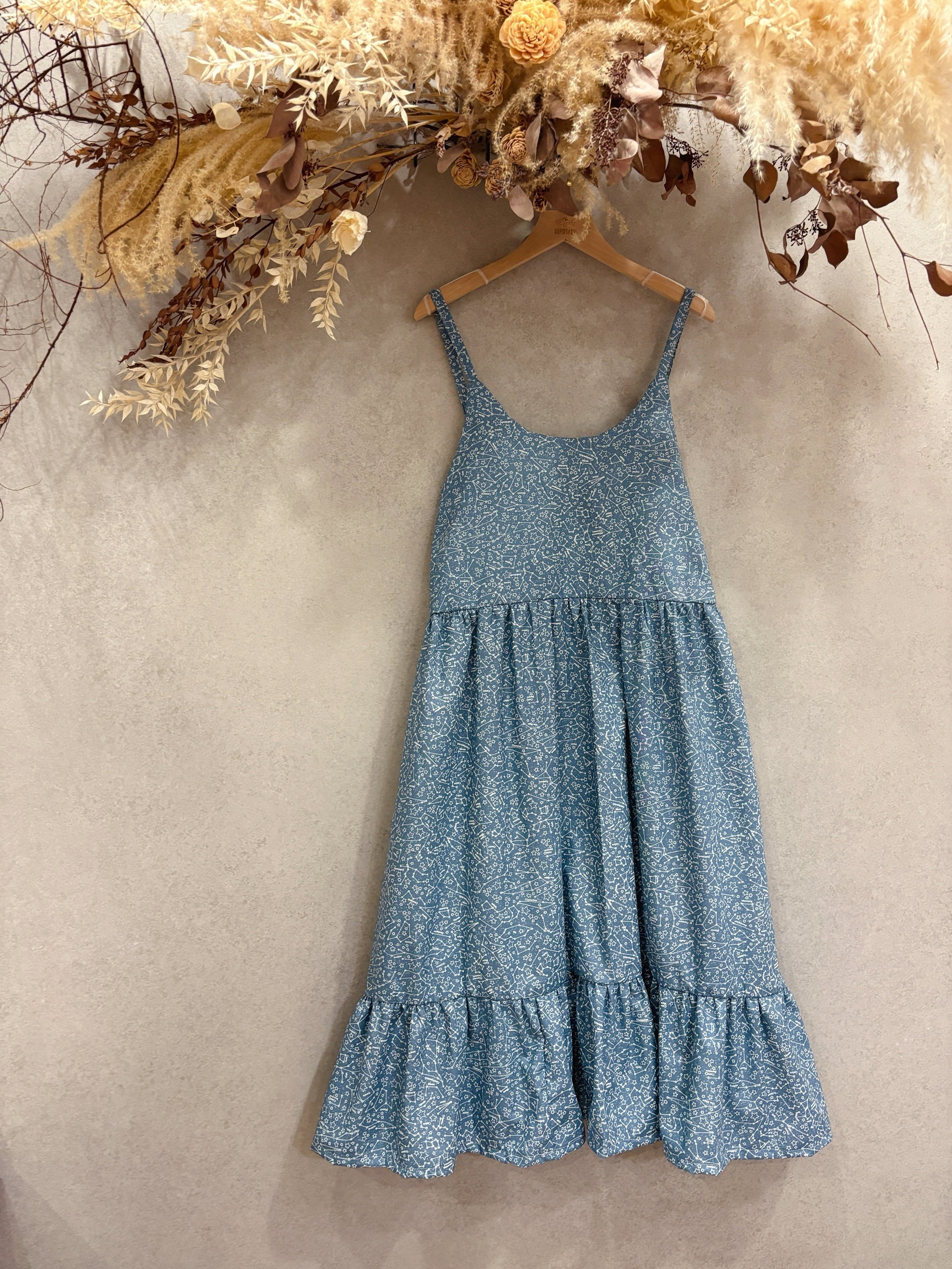 流星 媽咪吊帶蛋糕長洋裝