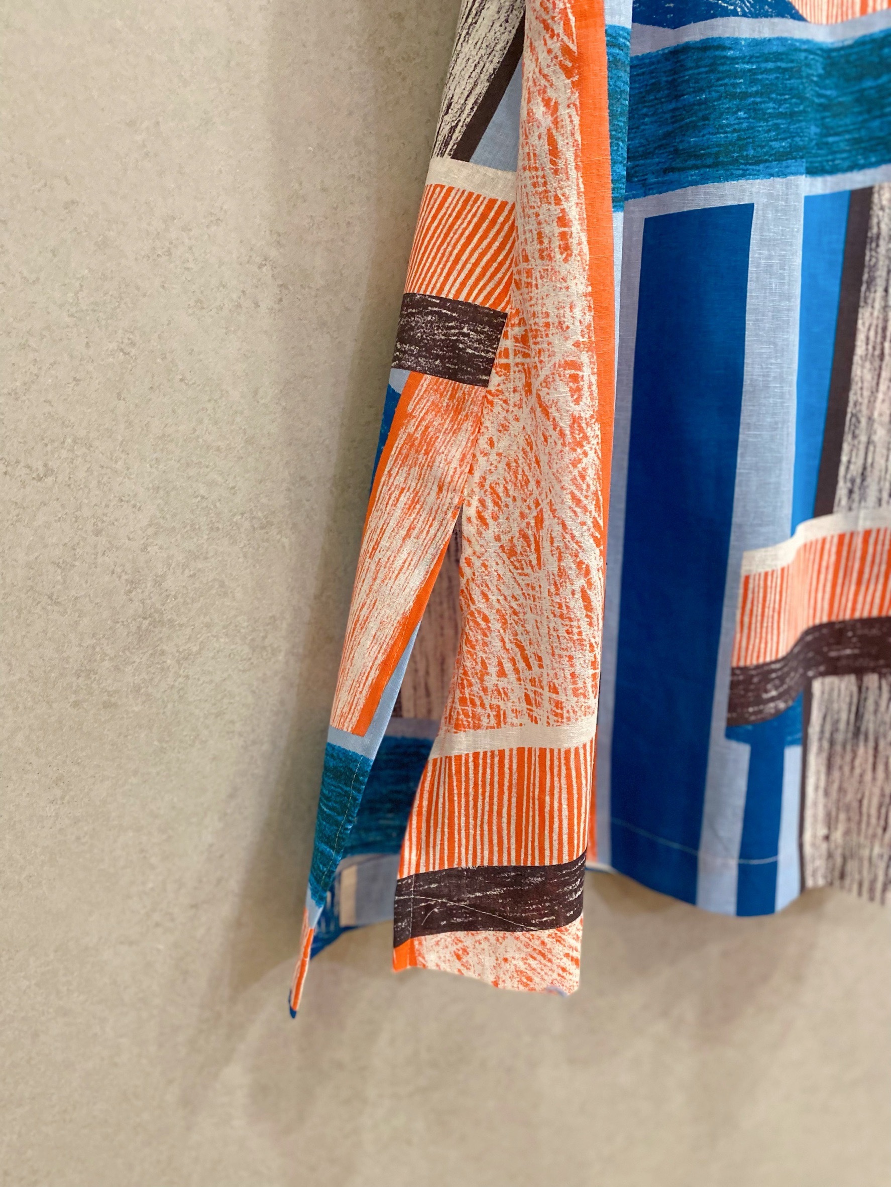 吉本藍橘跑道 媽咪雙側開衩長洋裝