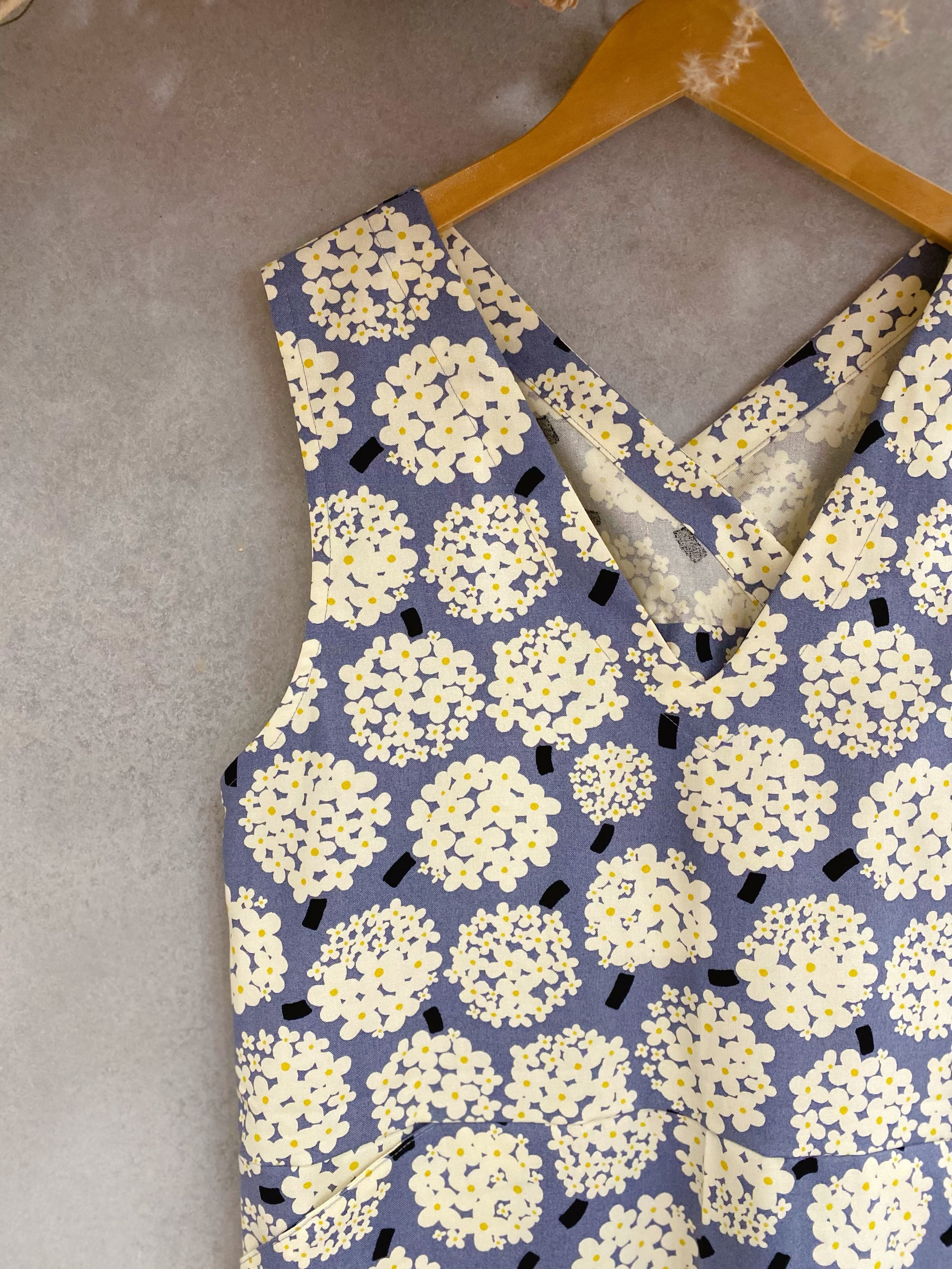 紫繡球花 媽咪職人洋裝